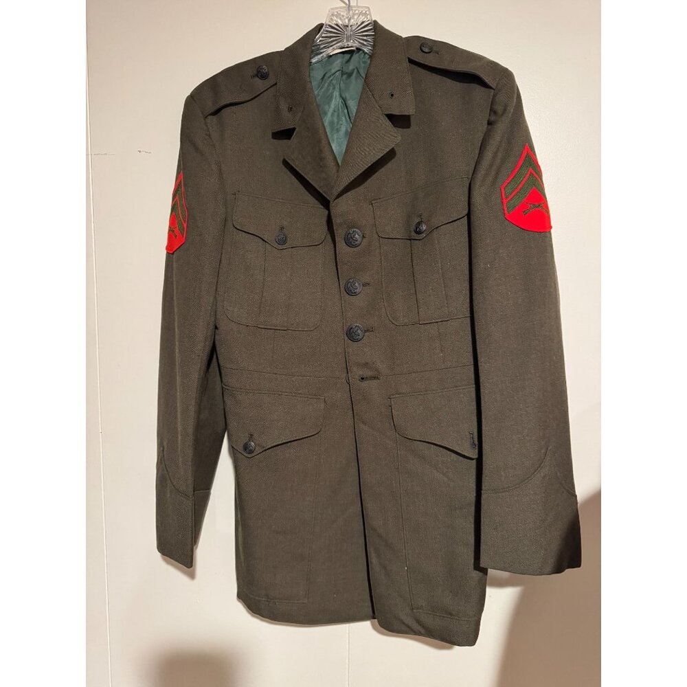 Vintage‎ 1970s Vietnam Era USMC Uniform Jacket – 36 Regular